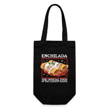 Enchilada Food Mexican Enchiladas Gift - Gift Bag for Bottles - black - Front