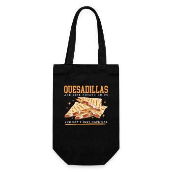 Quesadillas Tortillas Quesadilla Gift - Gift Bag for Bottles - black - Front