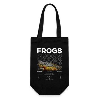 African Bullfrog Streetwear Frog Keeper - Geschenkbeutel für Flaschen - Schwarz - Vorne