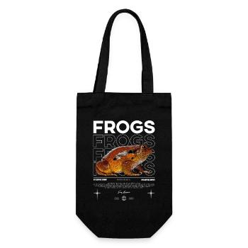 False Tomato Frog Streetwear Frog Keeper - Gift Bag for Bottles - black - Front
