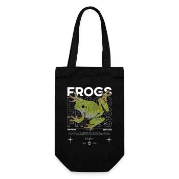White's Laubfrosch Streetwear Froschhüter - Geschenkbeutel für Flaschen - Schwarz - Vorne