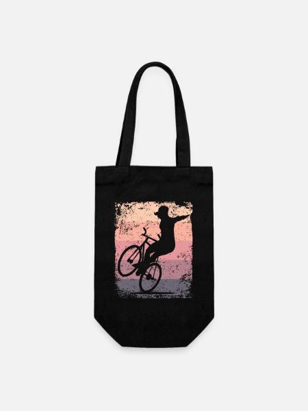 Kunstradfahren Kunstradfahrer - Geschenkbeutel für Flaschen - Schwarz