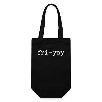 Fri Yay Enseignants Ambiance du week-end de l’école - Sac à bouteille - noir - Devant