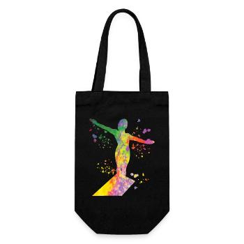 Plongeon, Saut artistique, Plongeon synchronisé - Sac à bouteille - noir - Devant