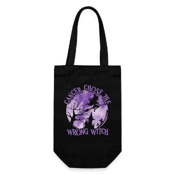 Sorcière Cancer Violet Leiomyosarcome - Sac à bouteille - noir - Devant