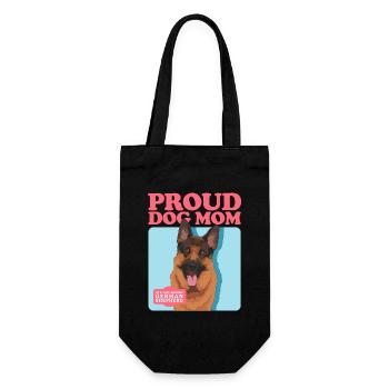 German Shepherd Mom German Shepherd Gift - Gift Bag for Bottles - black - Front