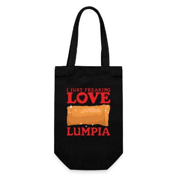 Lumpia Spring Roll Loempia Gift - Gift Bag for Bottles - black - Front