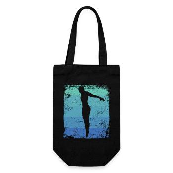 Synchronized Water Diver High Diver - Gift Bag for Bottles - black - Front