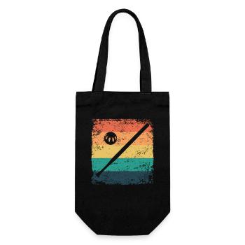 Wiffleball Club Retro Pickleball Team - Gift Bag for Bottles - black - Front