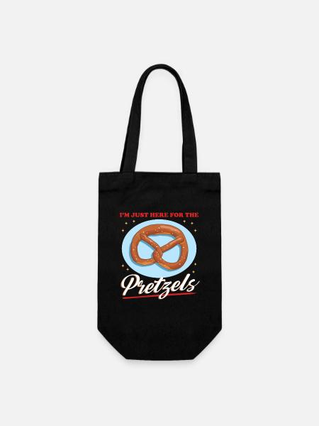 Cadeau de bretzels amoureux des bretzels - Sac à bouteille - noir