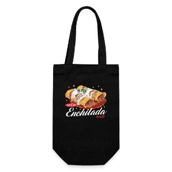 Enchilada, Mexican food, Enchilada's gift - Gift Bag for Bottles - black - Front