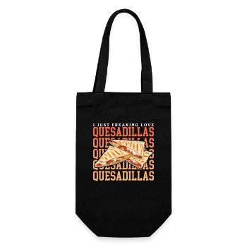 Quesadilla Tortillas Quesadillas Gift - Gift Bag for Bottles - black - Front