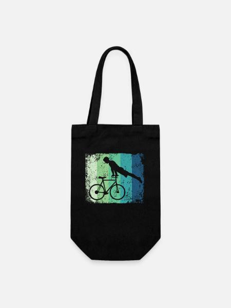 Kunstradfahren Kunstradfahrer - Geschenkbeutel für Flaschen - Schwarz
