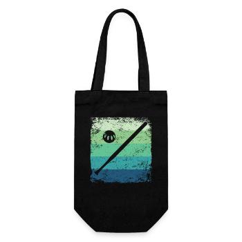 Wiffleball Club Retro Pickleball Team - Gift Bag for Bottles - black - Front