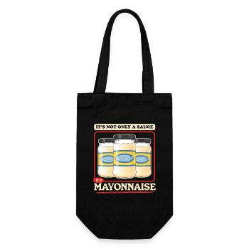 Mayonnaise Yummy Mayo Gift - Gift Bag for Bottles - black - Front