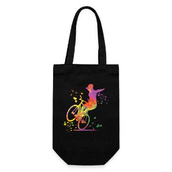Artistic Cycling Artistic Cyclist - Gift Bag for Bottles - black - Front