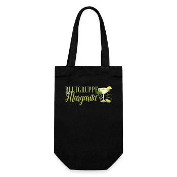 Groupe sanguin Margarita Tequila Enterrement de vie de garçon - Sac à bouteille - noir - Devant