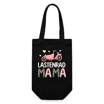 Lastenrad Mama Fahrrad Cargobike - Geschenkbeutel für Flaschen - Schwarz - Vorne