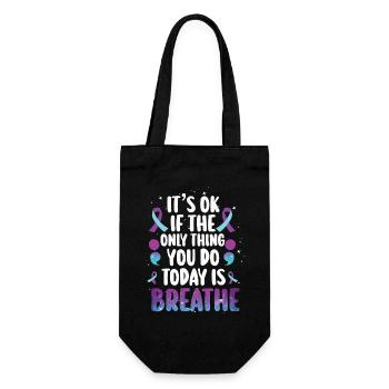 Suicide Prevention Awareness - Gift Bag for Bottles - black - Front