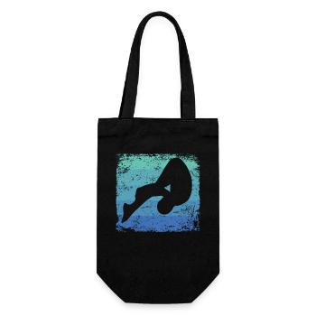 Plongeon, Saut artistique, Plongeon synchronisé - Sac à bouteille - noir - Devant
