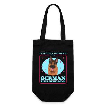 German Shepherd Mom German Shepherd Gift - Gift Bag for Bottles - black - Front