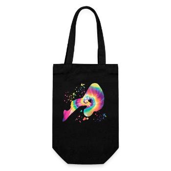 Synchronized Water Diver High Diver - Gift Bag for Bottles - black - Front