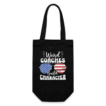 Weird Coaches Form Character Trainers - Gift Bag for Bottles - black - Front