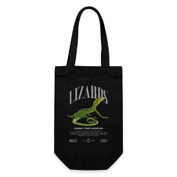 Moniteur d’arbre vert Streetwear gardien de lézard - Sac à bouteille - noir - Devant
