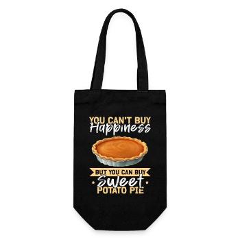 Sweet Potato Cake Lucky Gift - Gift Bag for Bottles - black - Front