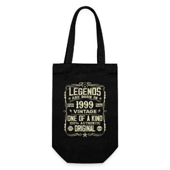 Fabriqué En 1999 Vintage Cadeau Anniversaire 1999 - Sac à bouteille - noir - Devant