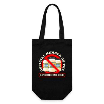 Mayonnaise Funny Mayo Gift - Gift Bag for Bottles - black - Front