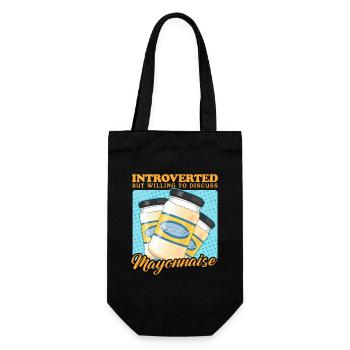 Mayonnaise Mayo Gift - Gift Bag for Bottles - black - Front