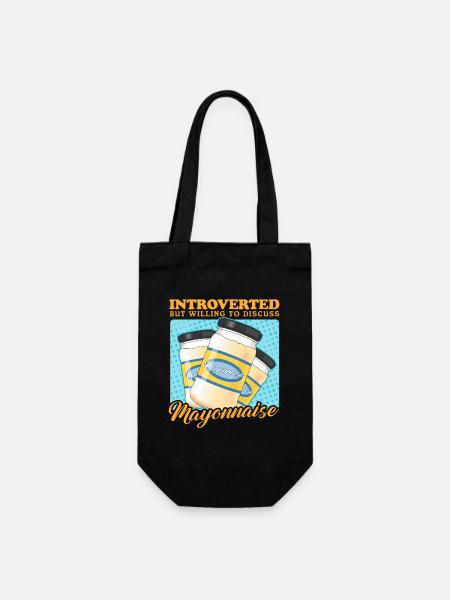 Mayonnaise Mayo Cadeau - Sac à bouteille - noir