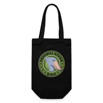 Shoebill oiseau Shoebill Abu Markub cadeau - Sac à bouteille - noir - Devant