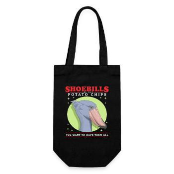 Shoebill Abu Markub Shoebill cadeau - Sac à bouteille - noir - Devant