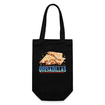 Quesadilla Quesadillas Tortilla Gift - Gift Bag for Bottles - black - Front