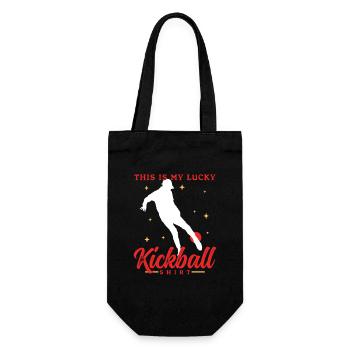 Kickball Kickball Joueur Kickballer Cadeau - Sac à bouteille - noir - Devant