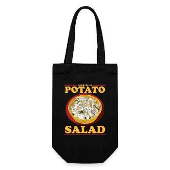 Salade de pommes de terre Salade de pommes de terre cadeau - Sac à bouteille - noir - Devant