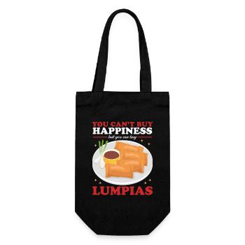 Lumpia Spring Roll Loempia Gift - Gift Bag for Bottles - black - Front
