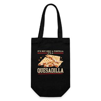 Quesadilla Tortilla Quesadillas Gift - Gift Bag for Bottles - black - Front
