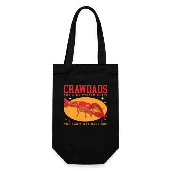 Écrevisse Noble écrevisse fruits de mer cadeau - Sac à bouteille - noir - Devant