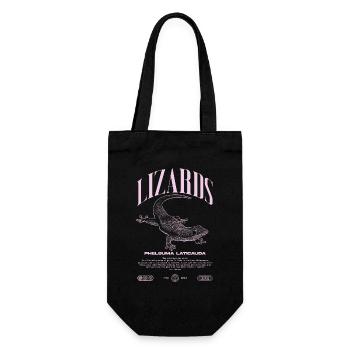 Phelsuma laticauda Day Gecko Lizard Keeper - Gift Bag for Bottles - black - Front