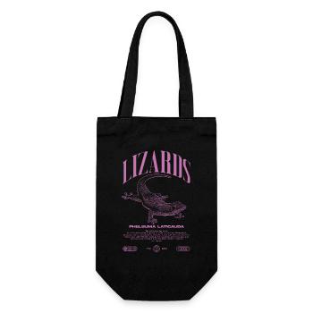 Phelsuma laticauda Day Gecko Lizard Keeper - Gift Bag for Bottles - black - Front