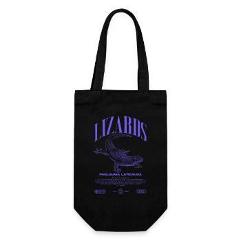 Phelsuma laticauda Day Gecko Lizard Keeper - Gift Bag for Bottles - black - Front