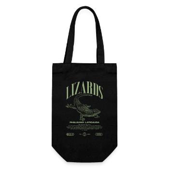 Phelsuma laticauda Day Gecko Lizard Keeper - Gift Bag for Bottles - black - Front