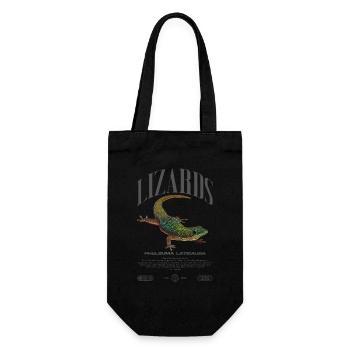 Phelsuma laticauda Day Gecko Lizard Keeper - Gift Bag for Bottles - black - Front