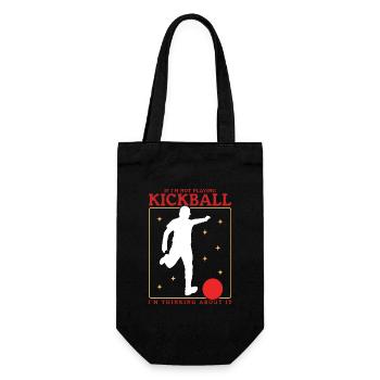 Kickball Kickball Joueur Kickballer Cadeau - Sac à bouteille - noir - Devant