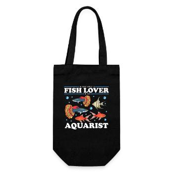 Aquatics Aquarium Aquarist Gift - Gift Bag for Bottles - black - Front