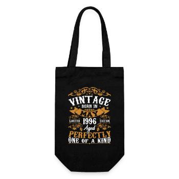May 1996 Birthday May 1996 Gift May 1996 - Gift Bag for Bottles - black - Front