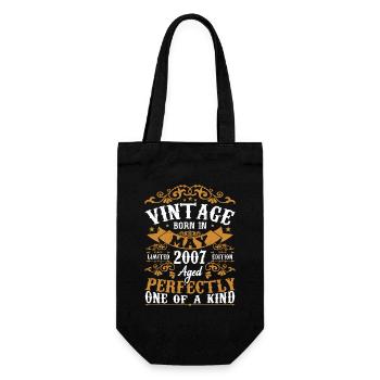 May 2007 Birthday May 2007 Gift May 2007 - Gift Bag for Bottles - black - Front